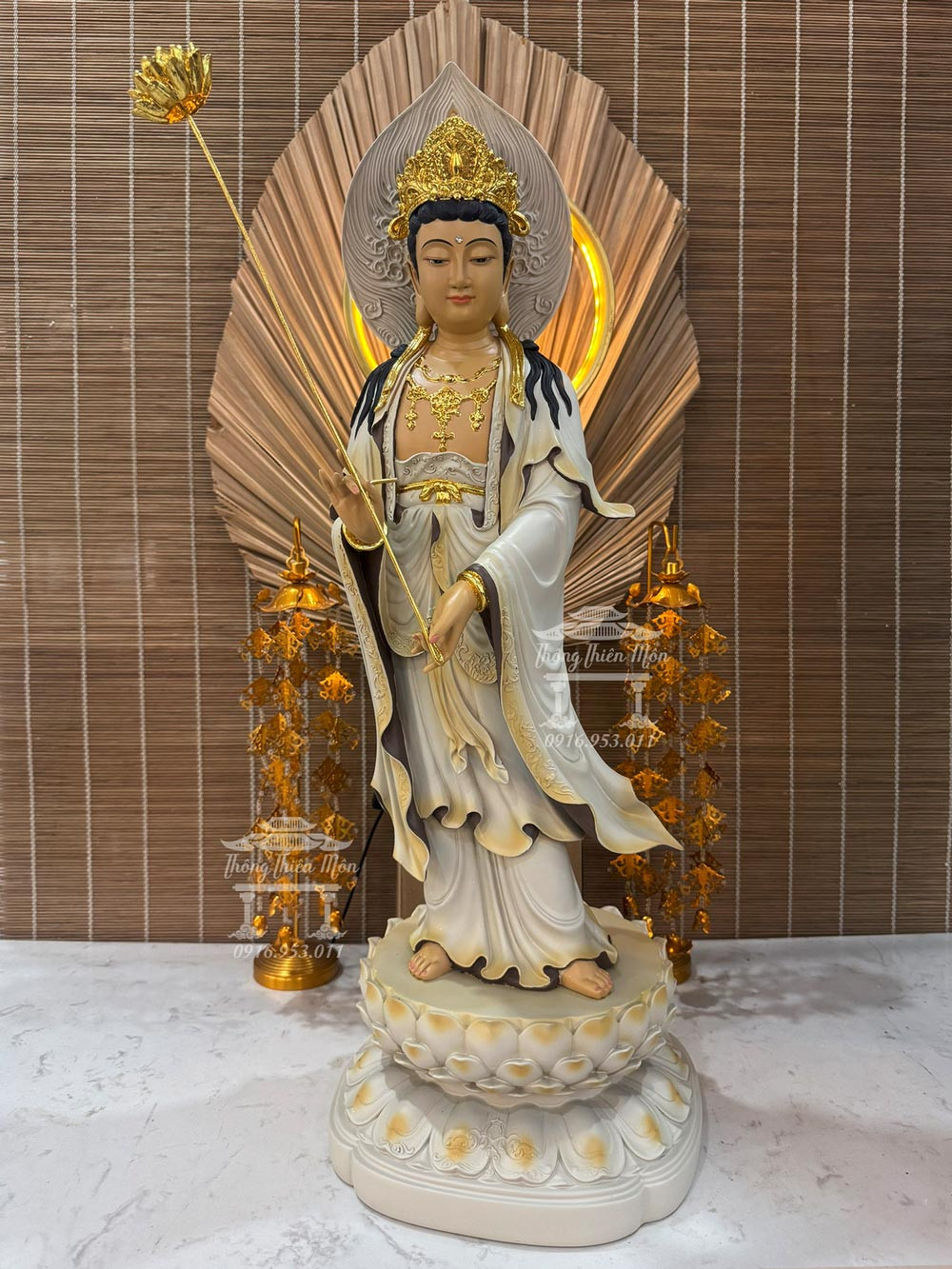 Tôn tượng Đại Thế Chí Bồ Tát, kích thước 70cm