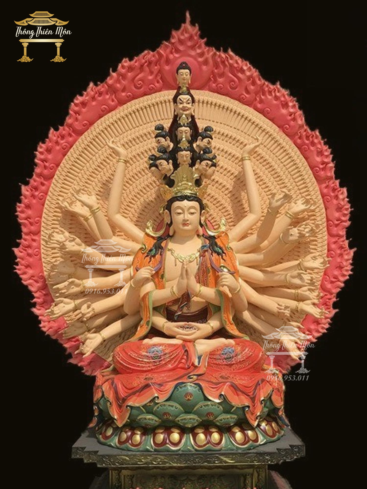 Tượng thiên thủ thiên nhãn kích thước theo yêu cầu