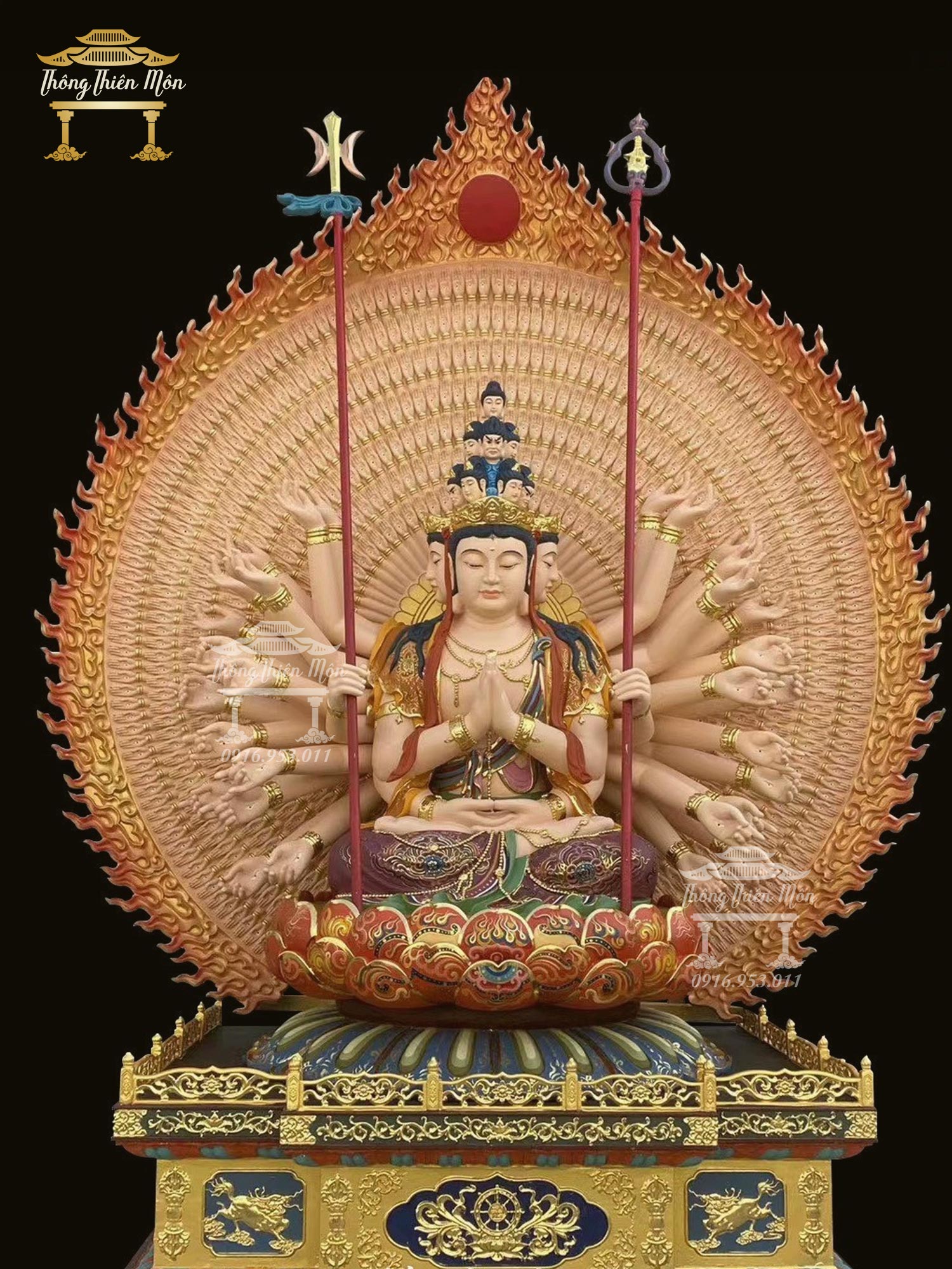 Tượng thiên thủ thiên nhãn kích thước theo yêu cầu