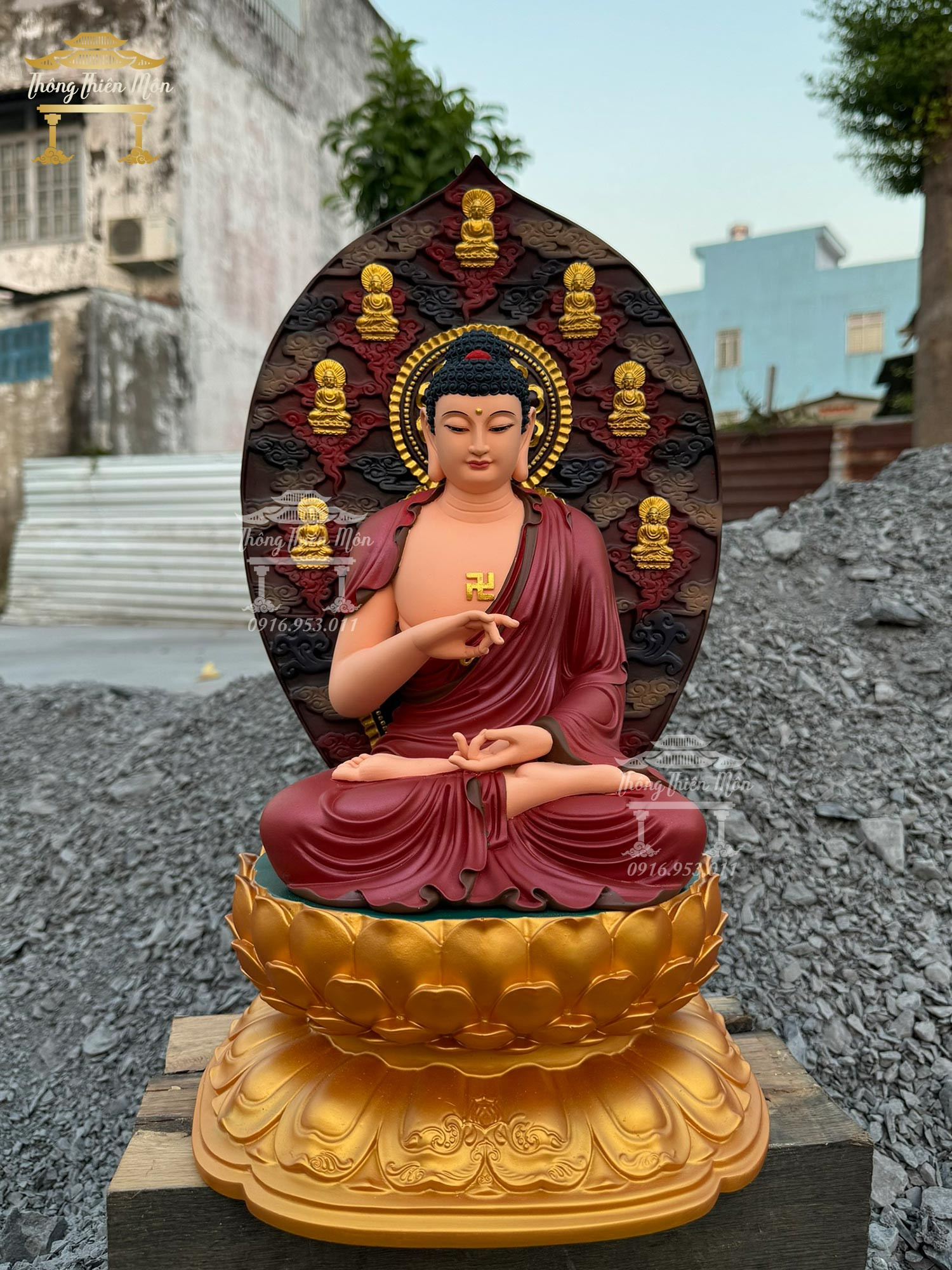 Tôn tượng, kích thước tổng thể 45cm