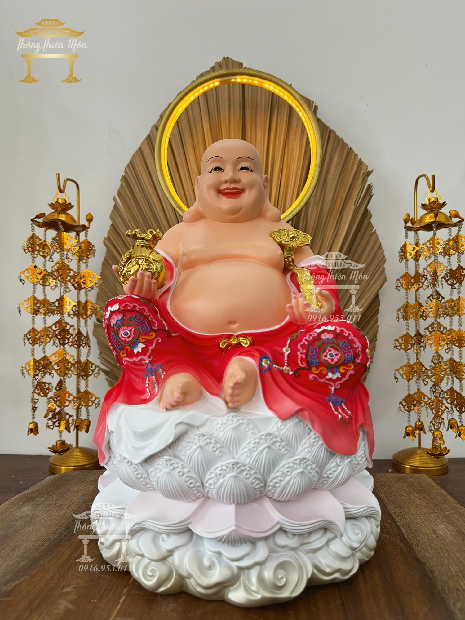 Tôn tượng Di Lạc Bồ Tát - Kích thước 40cm