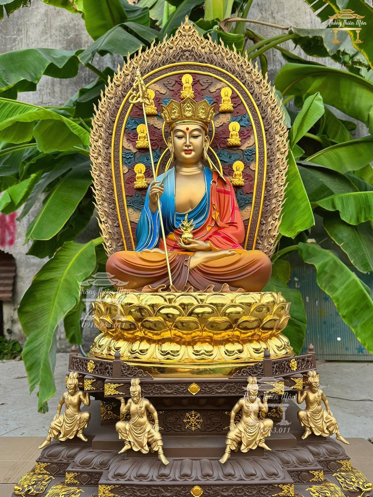 Tượng Địa Tạng Vương Bồ Tát, Kích thước 115cm