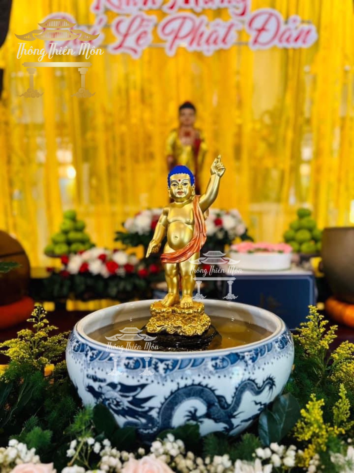 Tượng Phật Sơ Sinh, kích thước 35cm