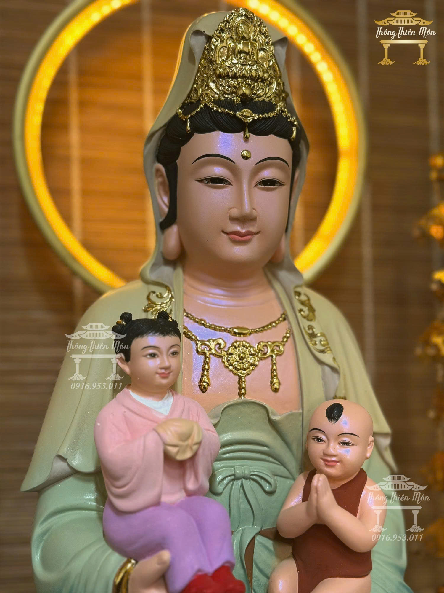 Tượng Quan Âm Tống Tử, Kích thước 48cm