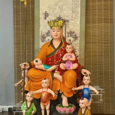 Tôn tượng Địa Tạng Độ Thai Nhi, Kích thước 90cm