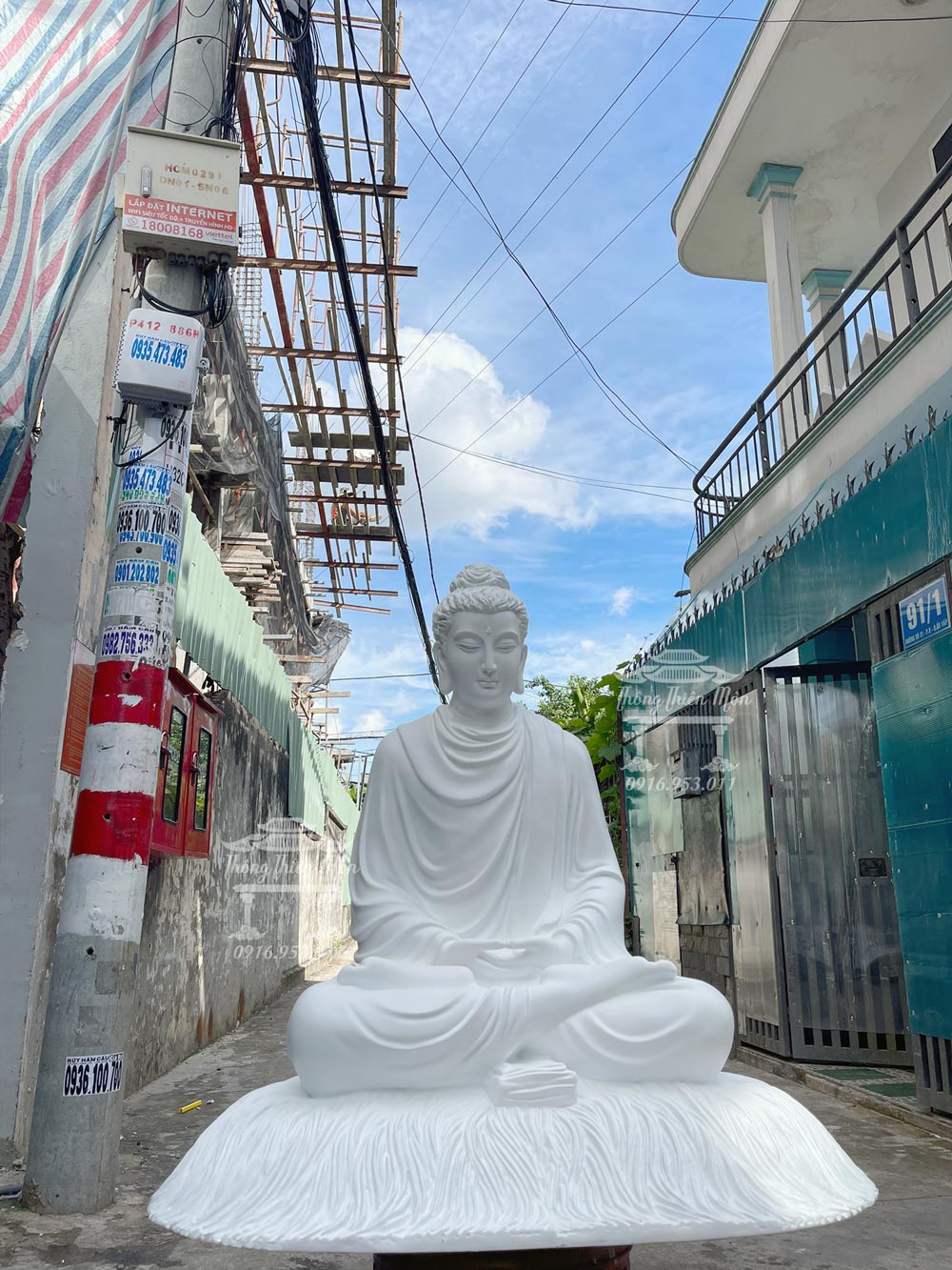 Tượng Bổn Sư Thích Ca Thiền Định  - 85cm - Màu theo yêu cầu