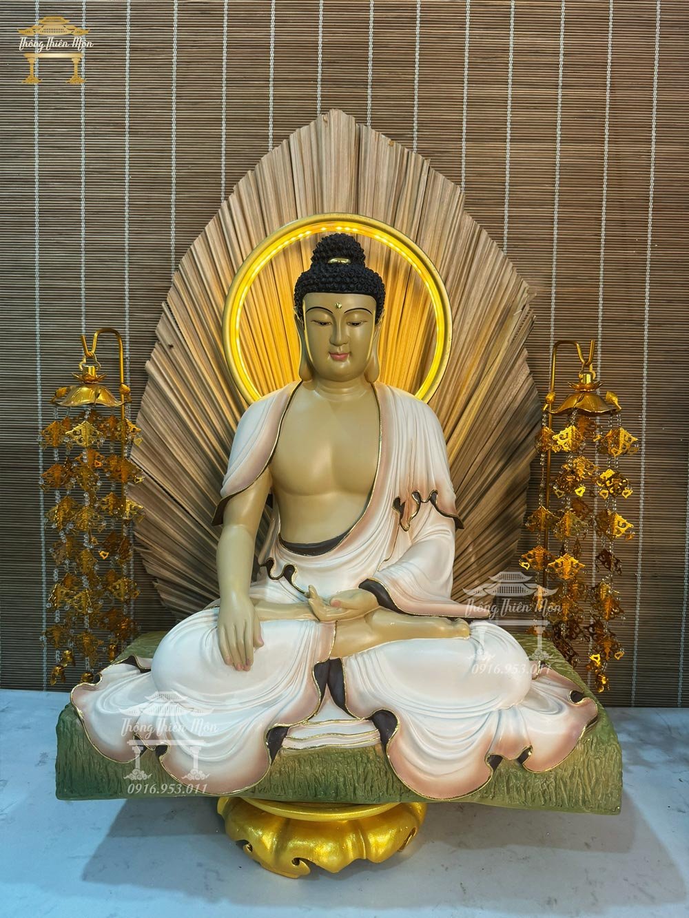 Tượng Bổn Sư Thích Ca - 45cm - Màu theo yêu cầu