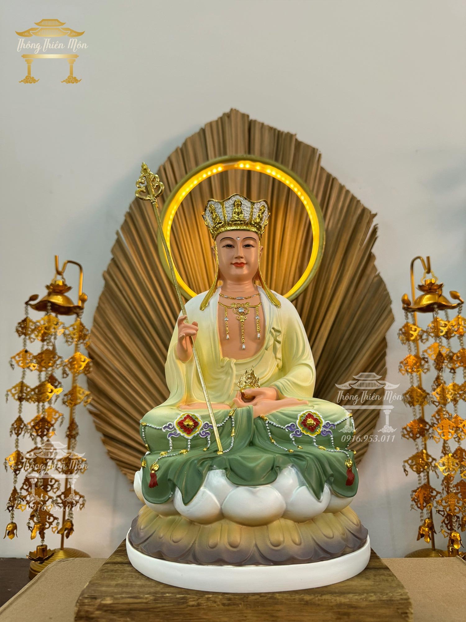 Tôn Tượng Địa Tạng Vương Bồ Tát - Kích thước 30cm