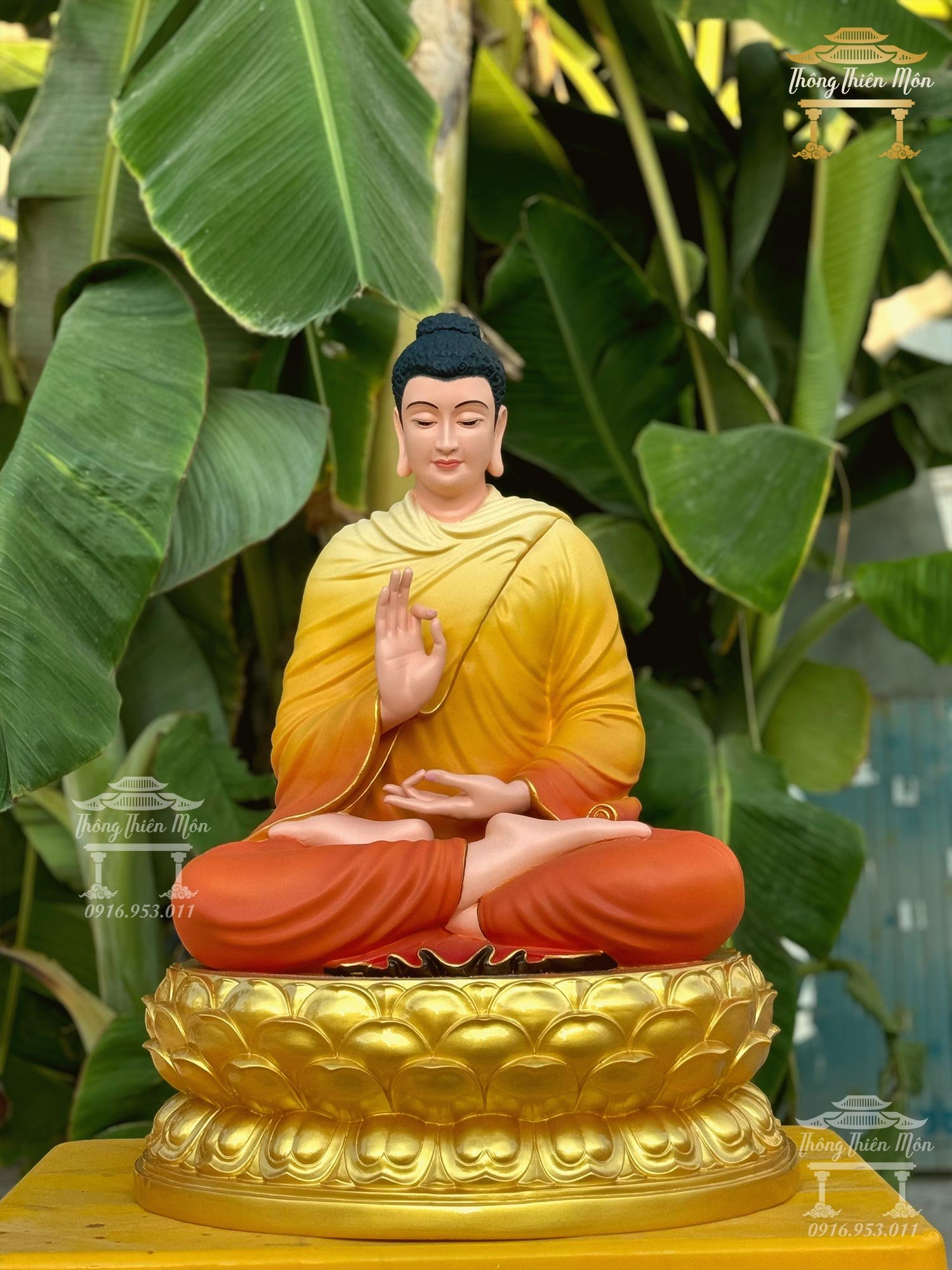 Tôn tượng Đức Phật Ban Phước - Kích thước 70cm - Sơn khoáng