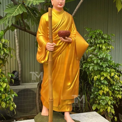 Tôn tượng Thiền Sư Khương Tăng Hội cao 120cm (1m2)