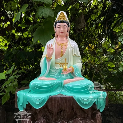 Tôn tượng Quan Thế Âm Bồ Tát - 48cm - Màu theo yêu cầu