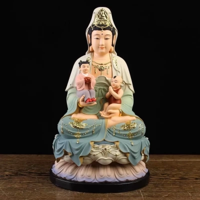 Tượng Quan Âm Tống tử - Kích thước 48cm - Màu theo yêu cầu