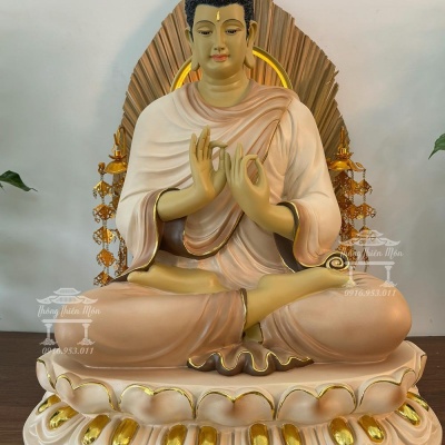 Tôn tượng Thích Ca Chuyển Pháp Luân - 70cm - Màu phối độc quyền