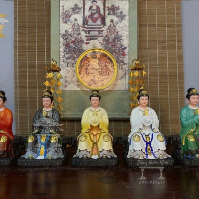 Tôn tượng Năm Mẹ Ngũ Hành, Kích thước 30cm
